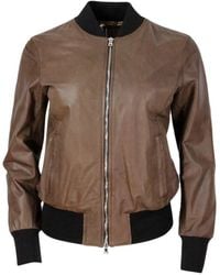 Barba Napoli - Leather Jacket - Lyst
