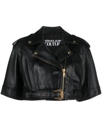 Versace - Hardware Leather Jacket - Lyst