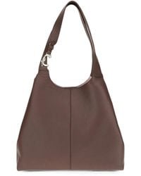 Coccinelle - Handbag Grained Leather Berry - Lyst