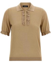 Fabiana Filippi - Cotton Silk Polo Shirt - Lyst