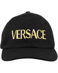 Versace - Logo Embroidery Baseball Cap - Lyst