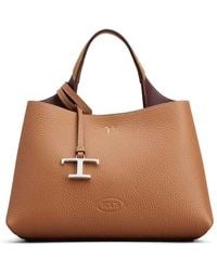 Tod's - T Timeless Micro Leather Handbag - Lyst