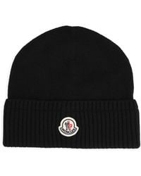 Moncler - Wool Beanie - Lyst