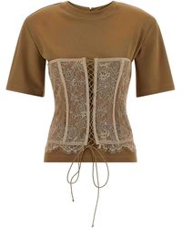 GIUSEPPE DI MORABITO - Bustier T-Shirt - Lyst
