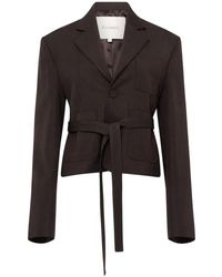 JW Anderson - Single-Breasted Jacket With Belt - Lyst