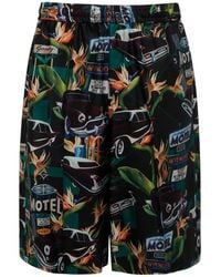 Givenchy - Printed Bermuda Shorts - Lyst