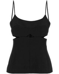 Victoria Beckham - Cut-Out Cami Top - Lyst