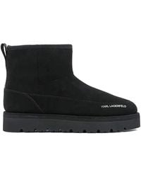 KARL LAGERFELD - Thermo Mns Mid Pull On Boot - Lyst