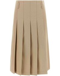 A.P.C. - Falda Semilarga - Lyst