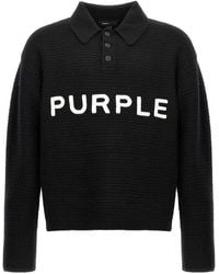 Purple Brand - Logo Embroidery Sweater - Lyst