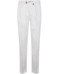 Incotex - Tapered Fit Trousers - Lyst