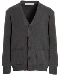 Golden Goose - Logo Patch Cotton Cardigan - Lyst