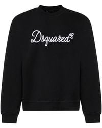 DSquared² - Cotton Sweatshirt With Logo - Lyst