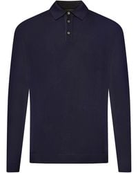 Roberto Collina - Fine Cotton Knit Polo Shirt - Lyst