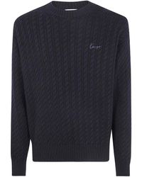 KENZO - Signature Cable Knit Jumper - Lyst