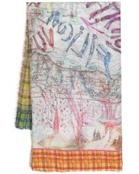 Faliero Sarti - Eolie Modal And Silk Blend Stole - Lyst