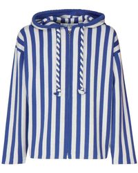 JW Anderson - Striped Hooded Jacket - Lyst