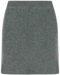 Jil Sander - Wool Miniskirt - Lyst