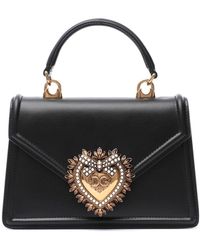 Dolce & Gabbana - Devotion Small Leather Handbag - Lyst