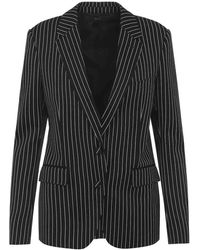 Tom Ford - Striped Wool Barathea Jacket - Lyst