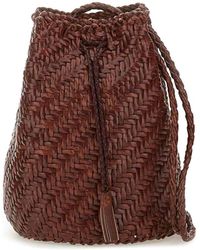 Dragon Diffusion - Pompom Double Jump Tan Bag - Lyst