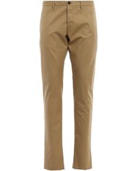 DSquared² - Cotton Denim Chino Trousers - Lyst