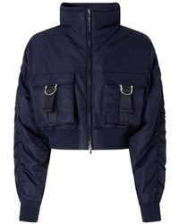 Pinko - Short Pinot Bomber Jacket With High Collar - Lyst