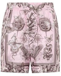 Philipp Plein - Shorts With Butterfly Print - Lyst