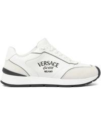 Versace - Logo Lace-up Sneakers - Lyst