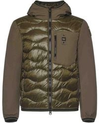 Blauer - Padded Down Jacket With Logo - Lyst