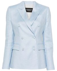 Dondup - Double-breasted Blazer - Lyst
