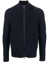 Drumohr - Cardigan With Pockets And Zip - Lyst
