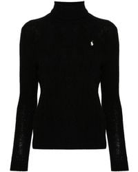 Polo Ralph Lauren - Embroidered Logo Turtleneck Sweater - Lyst