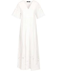 Weekend by Maxmara - Cotton Jersey And Poplin Dress - Lyst