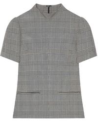 Courreges - Prince Of Wales-Pattern T-Shirt - Lyst