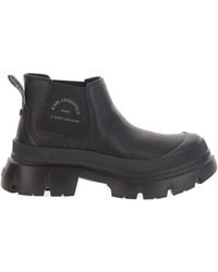 KARL LAGERFELD - Trekka Max Short Gore Boot - Lyst