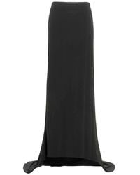 Magda Butrym - Long Skirt With Unique Hemline - Lyst