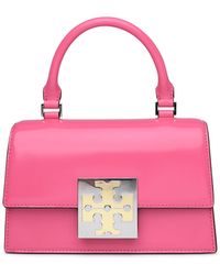 Tory Burch - Trendy Mini Bag In Pink Leather - Lyst
