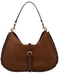 Etro - Pony Xl Suede Crossbody Bag - Lyst