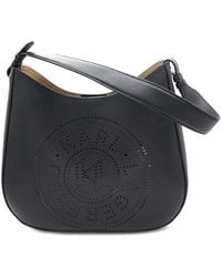 Karl Lagerfeld - K/Circle Hobo Bag Perforated - Lyst