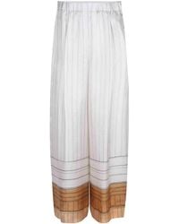 Alysi - Trousers Made From Silk - Lyst