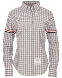Thom Browne - Camicia A Quadretti - Lyst