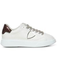 Philippe Model - Temple Leather Trainers - Lyst