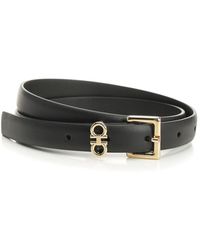 Ferragamo - Double Gancini Fixed Belt - Lyst