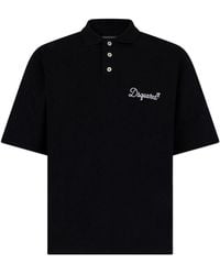 DSquared² - Short Sleeve Logo Polo Shirt - Lyst