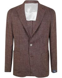 Barba Napoli - Easy Single Breast Jacket - Lyst