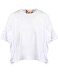 Plan C - Oversized T-shirt With Printed Logo - Lyst