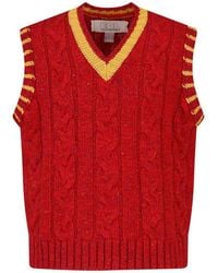 ERL - Woven Knit Vest - Lyst