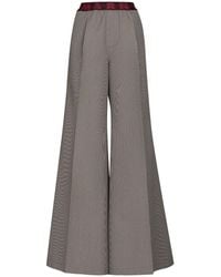 Marni - Logo-Waistband Houndstooth Trousers - Lyst