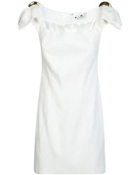 Elisabetta Franchi - Short Dress With Details - Lyst